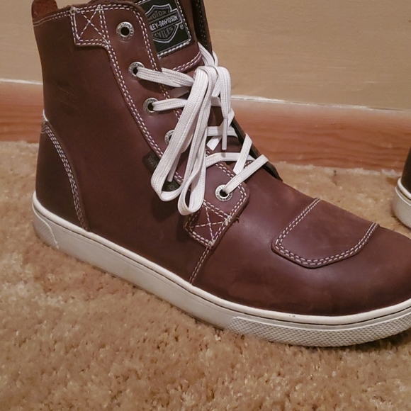 Harley-Davidson Steinman Sneakers Brown Size 9.5 - Picture 4 of 5